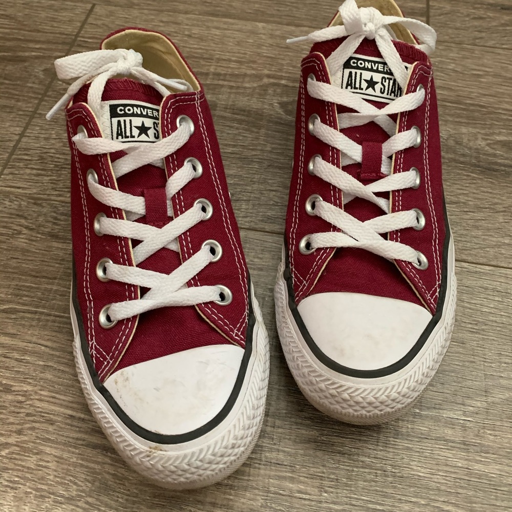 Maroon Converse